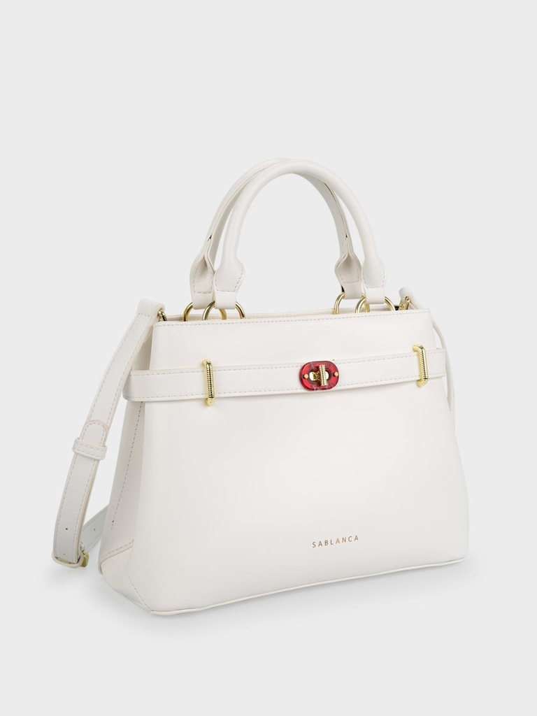 Túi handbag cầm tay đơn giản Sablanca HB0138 - Trắng