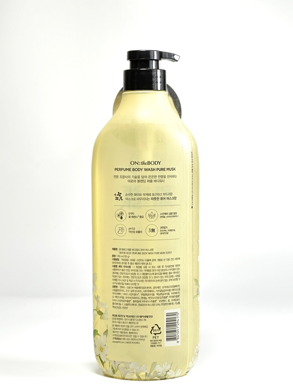 Sữa Tắm ON: THE BODY Perfume Body Wash Pure Musk Scent 730g