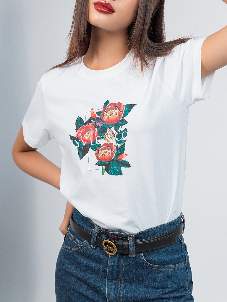 Áo thun Peony YV LE & CO