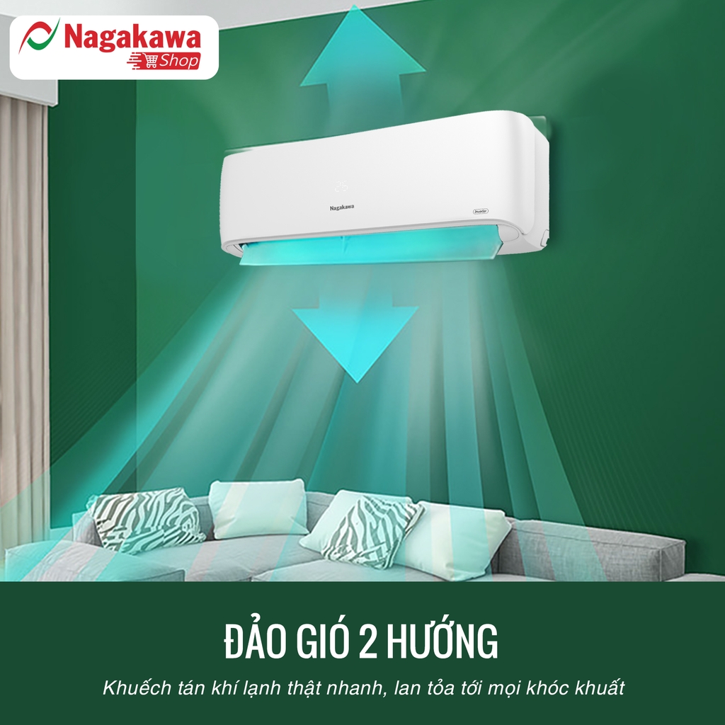 Điều hòa Nagakawa Inverter NIS-C12R2H11 1200Btu/h 1 chiều