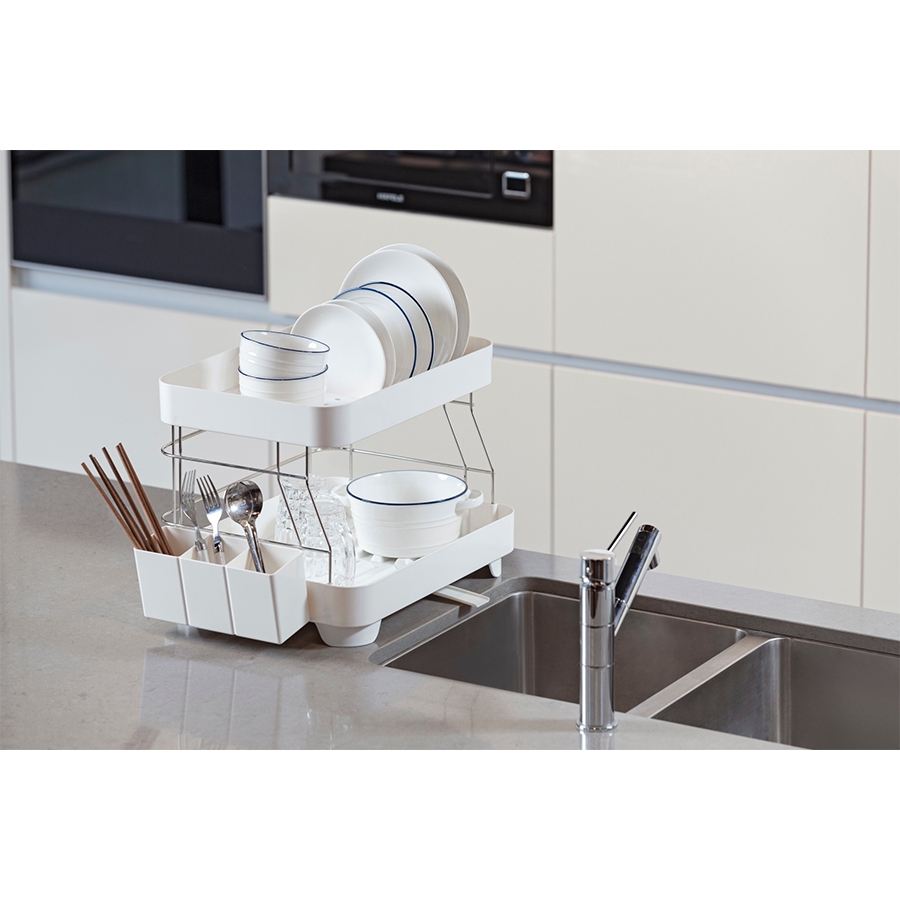 Kệ chén bát Tokyo 420 x 336 x 344mm - Trắng ngọc