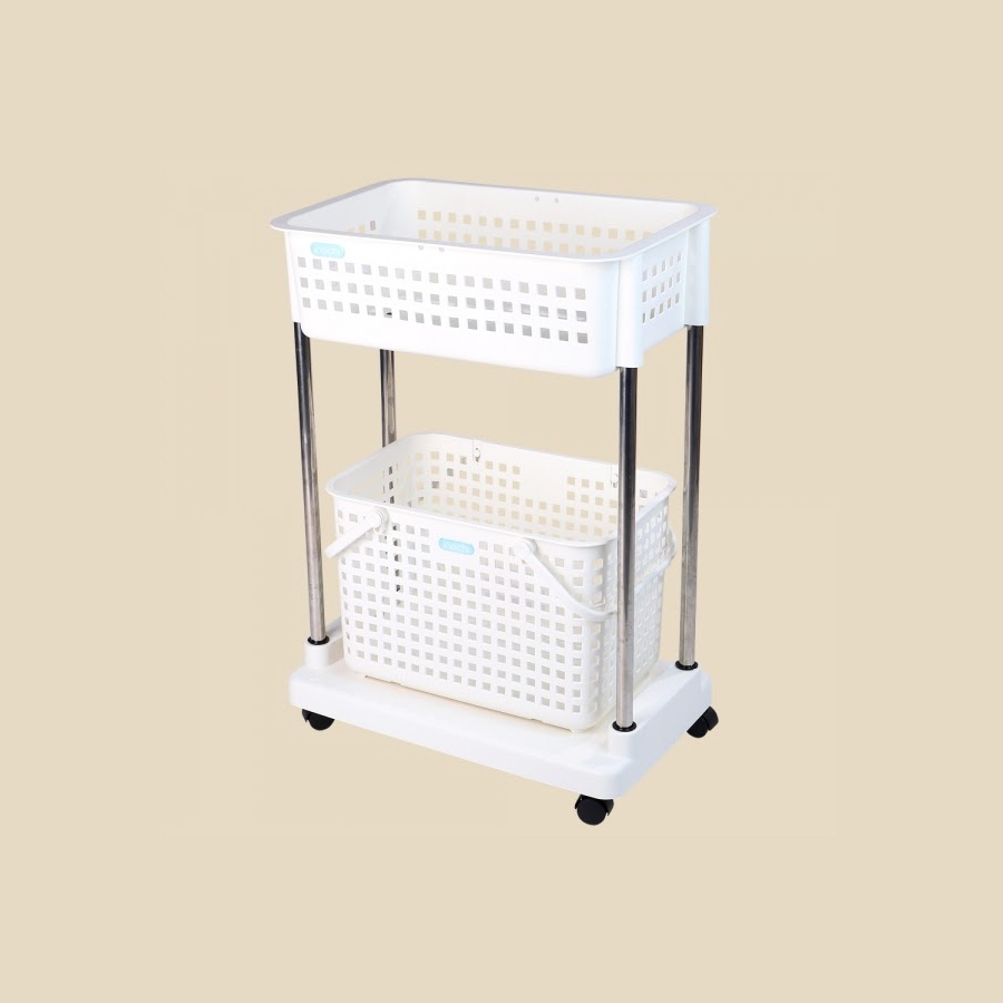 Kệ giặt di động Nachi 555 x 340 x 725mm - Trắng ngọc