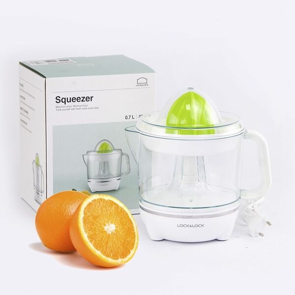 Máy vắt cam Lock&Lock EJJ231, 220-240V~, 50/60Hz, 40W, 700ML, màu trắng