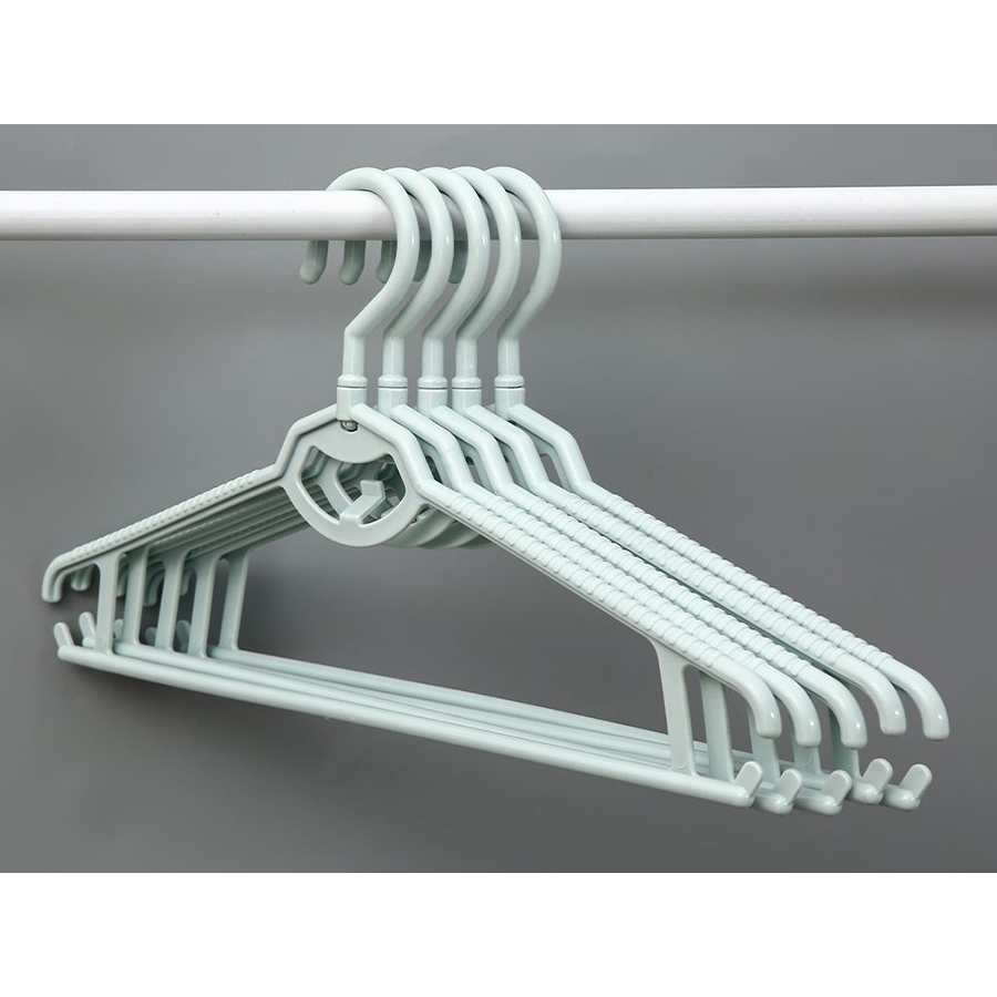 Móc áo xoay vuông Hara 175 (Lốc 5 cái) - Trắng