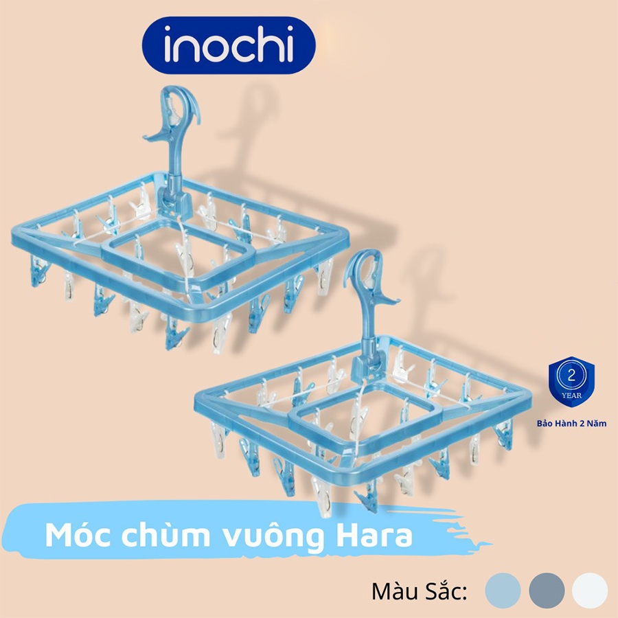 Móc chùm vuông Hara - Xanh