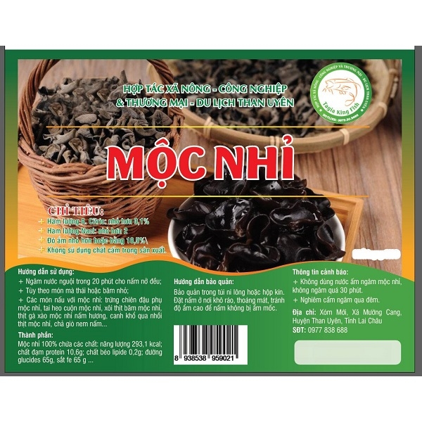 [HN] Mộc nhĩ rừng AA - Gói 500g