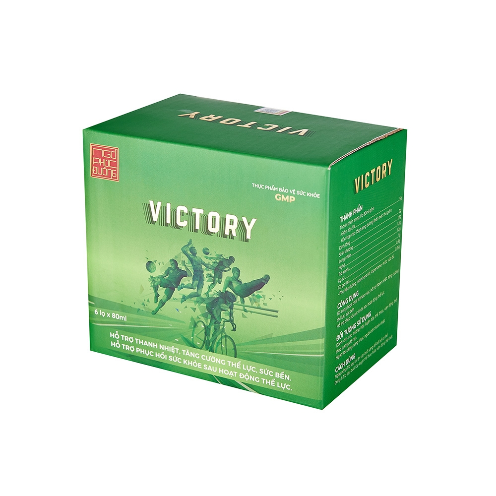 Thực phẩm bảo vệ sức khỏe Ngũ Phúc Đường Vitory - Hộp 6 lọ x 80ml
