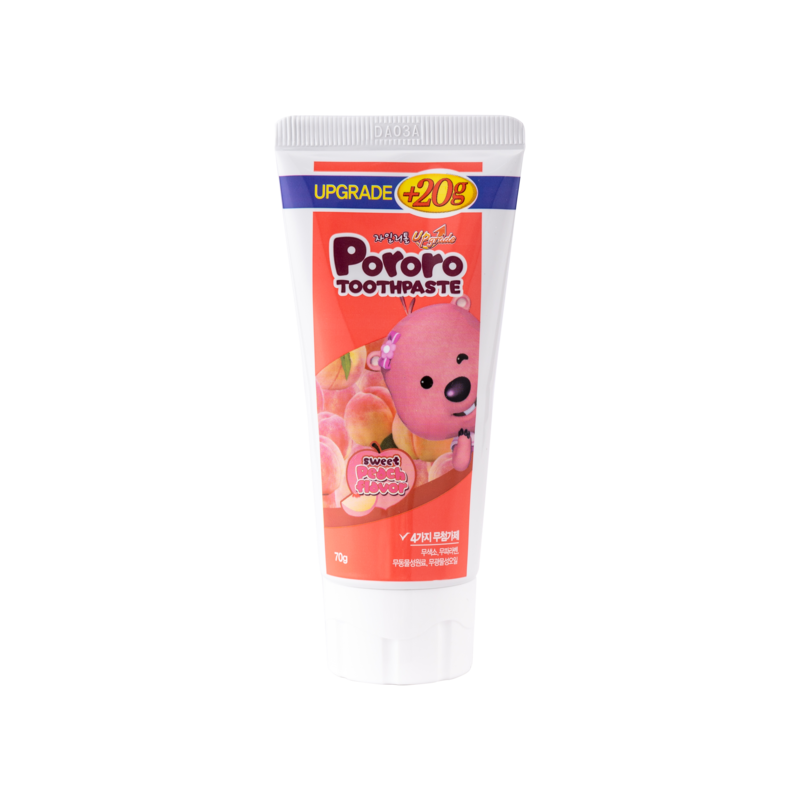 Kem đánh răng Pororo cho bé vị chuối/ đào/ nho 70g