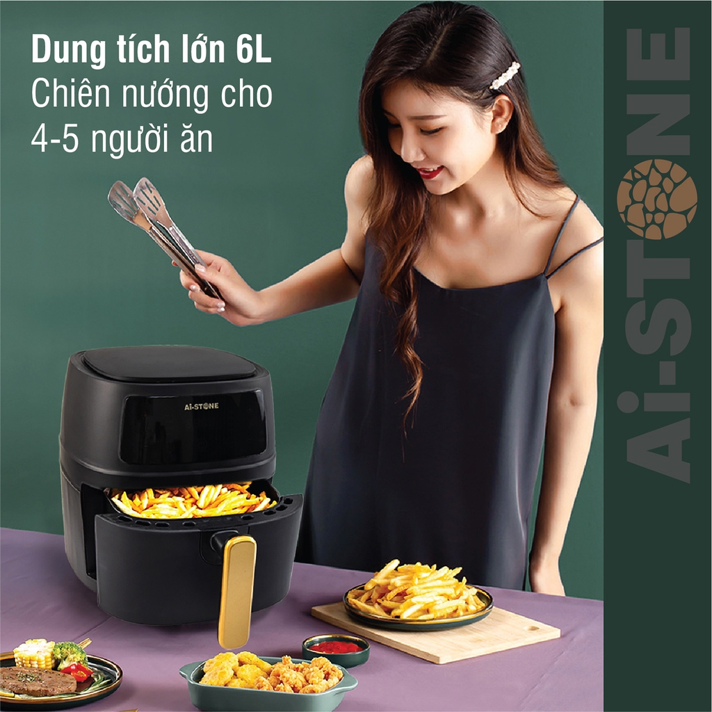 Nồi chiên không dầu Ai-Stone Ai-5800 - 6L - 1350W