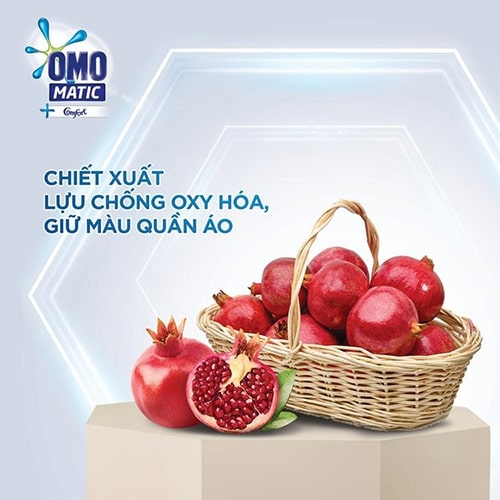 Nước giặt Omo Matic bền đẹp cửa trước - Túi 2kg/2.9kg/3.6kg