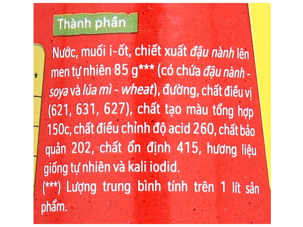 Maggi nước tương đậu nành đậm đặc chai 300ml