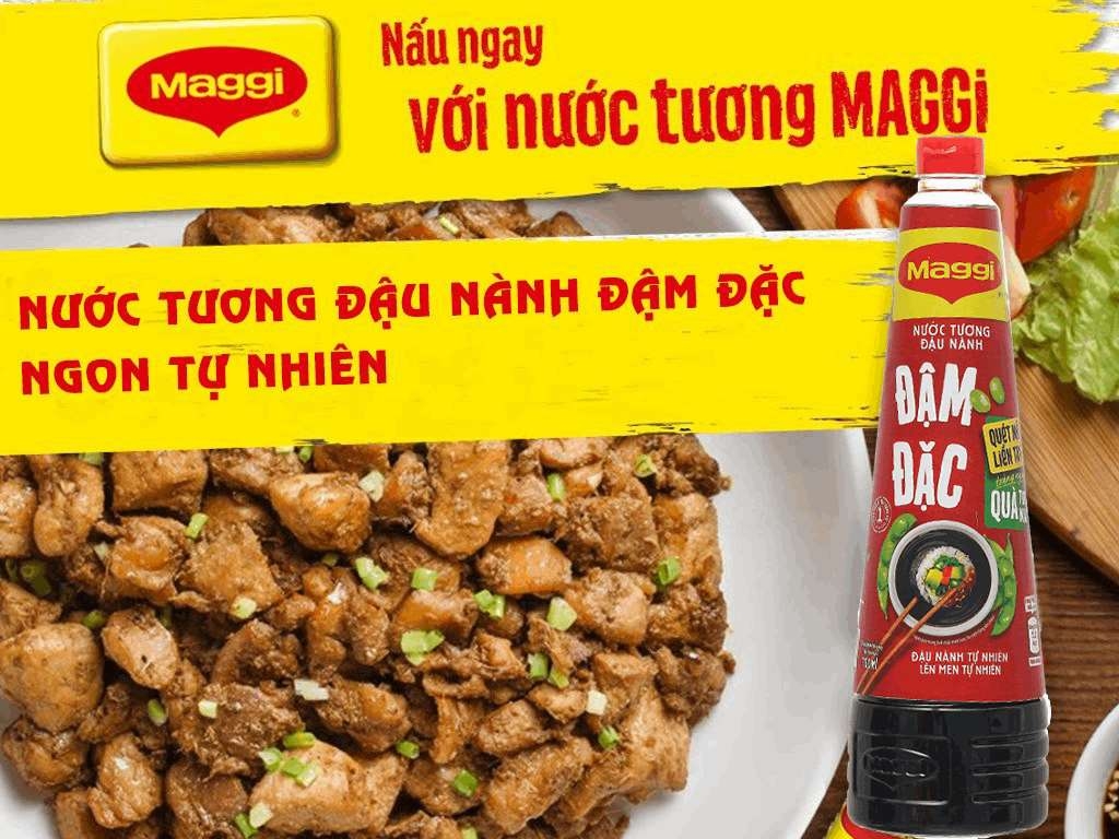 Maggi nước tương đậu nành đậm đặc chai 700ml
