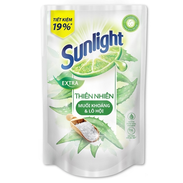 Nước rửa chén Sunlight thiên nhiên - Túi 750g