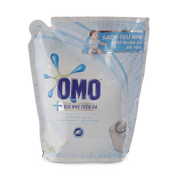 Nước giặt Omo cho máy giặt quần áo bé yêu - Túi 2.0kg