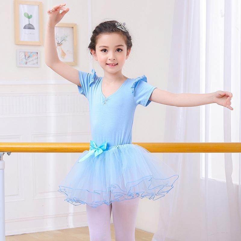 Đầm múa ballet bé gái Ginger World PD351 - Xanh
