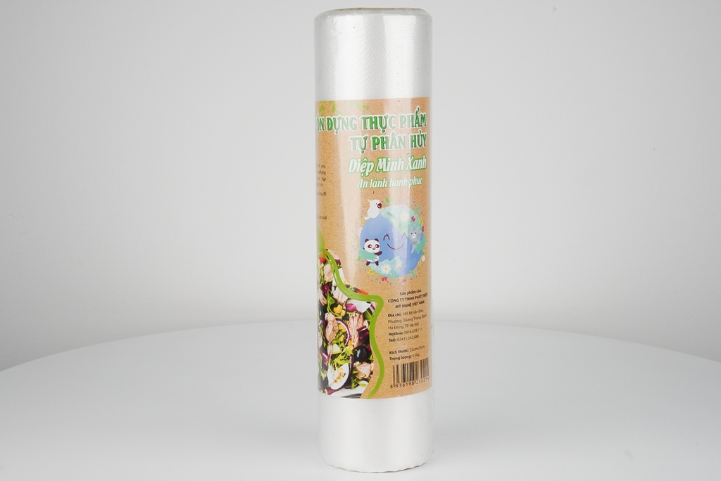 Cuộn đựng thực phẩm tự hủy sinh học Diệp Minh Xanh 20 x 30cm - 0.5kg