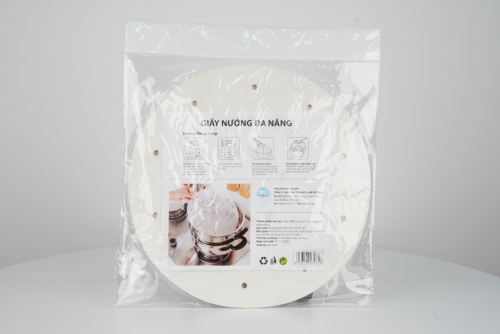 Giấy nướng đa năng 22cm - Túi 100 tờ