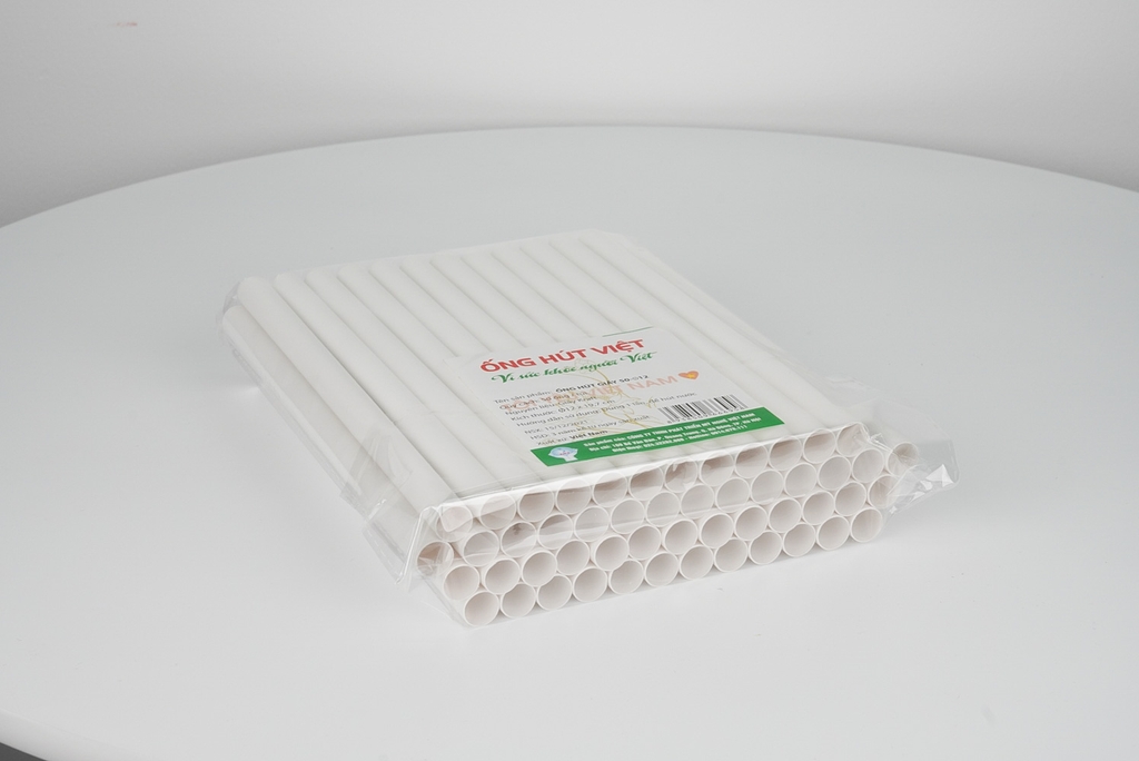 Ống hút giấy Mỹ Nghệ - 50P8 - Gói 50 ống hút