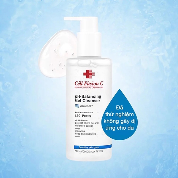 Gel rửa mặt cân bằng pH Cell Fusion C pH-Balancing Gel Cleanser 200ml