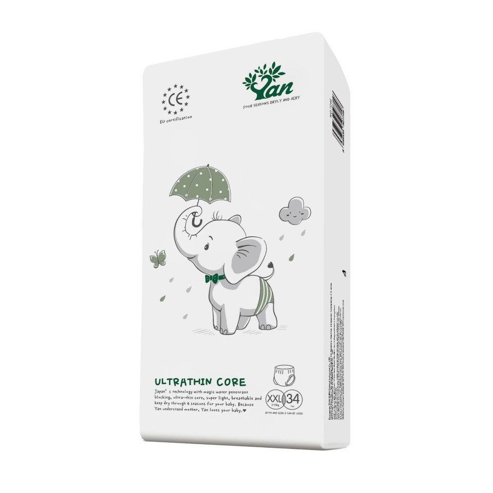 Bỉm quần Yan Ultrathin Core XXL34