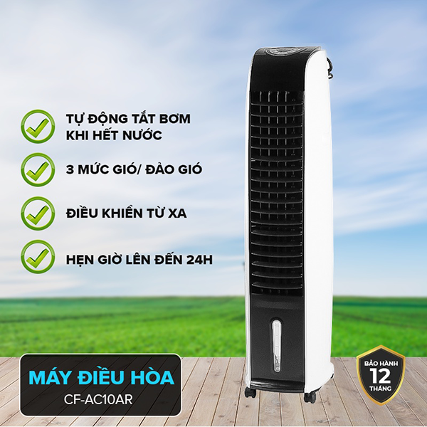 Quạt hơi nước Comfee CF-AC10AR - Công suất 70W - Dung tích 10L