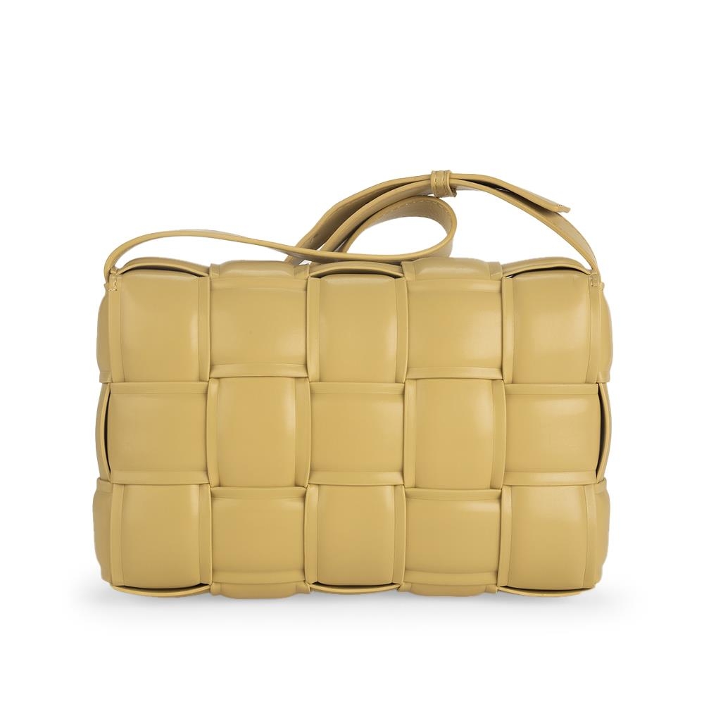 Túi đeo chéo đan ô vuông Sablanca SD0110 - Vàng