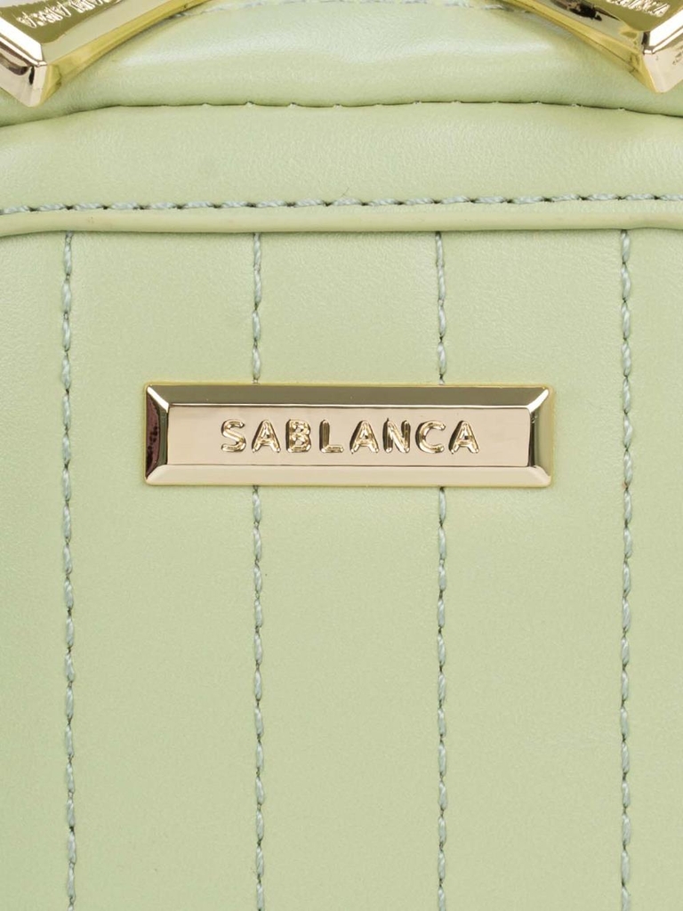 Túi đeo chéo mini dáng đứng Sablanca SD0116 - Xanh bạc hà