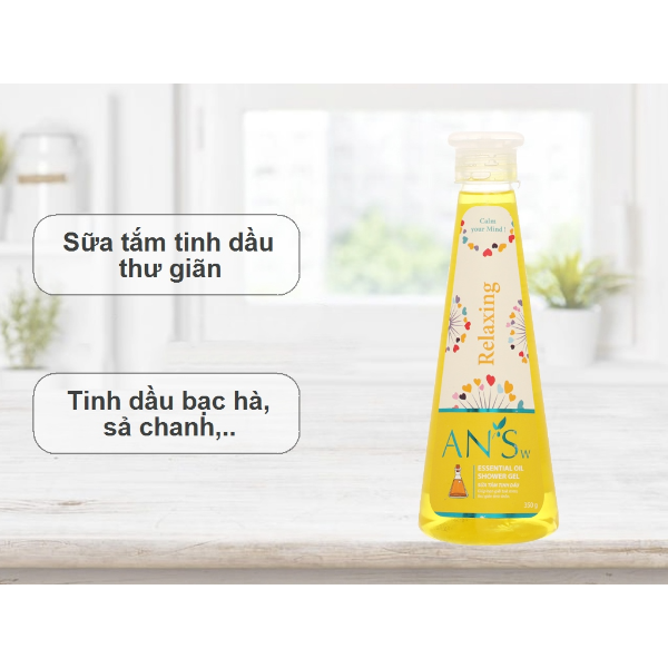Gel tắm tinh dầu Relaxing AN'Sw 350g