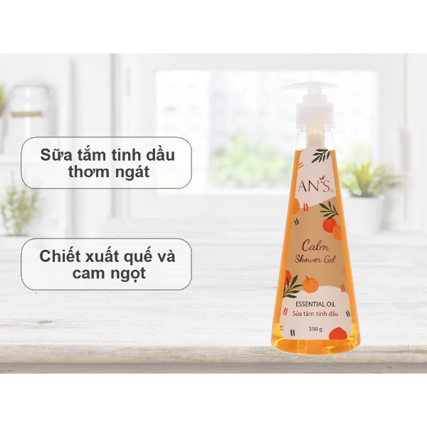 Gel tắm tinh dầu Calm AN'Sw 350g