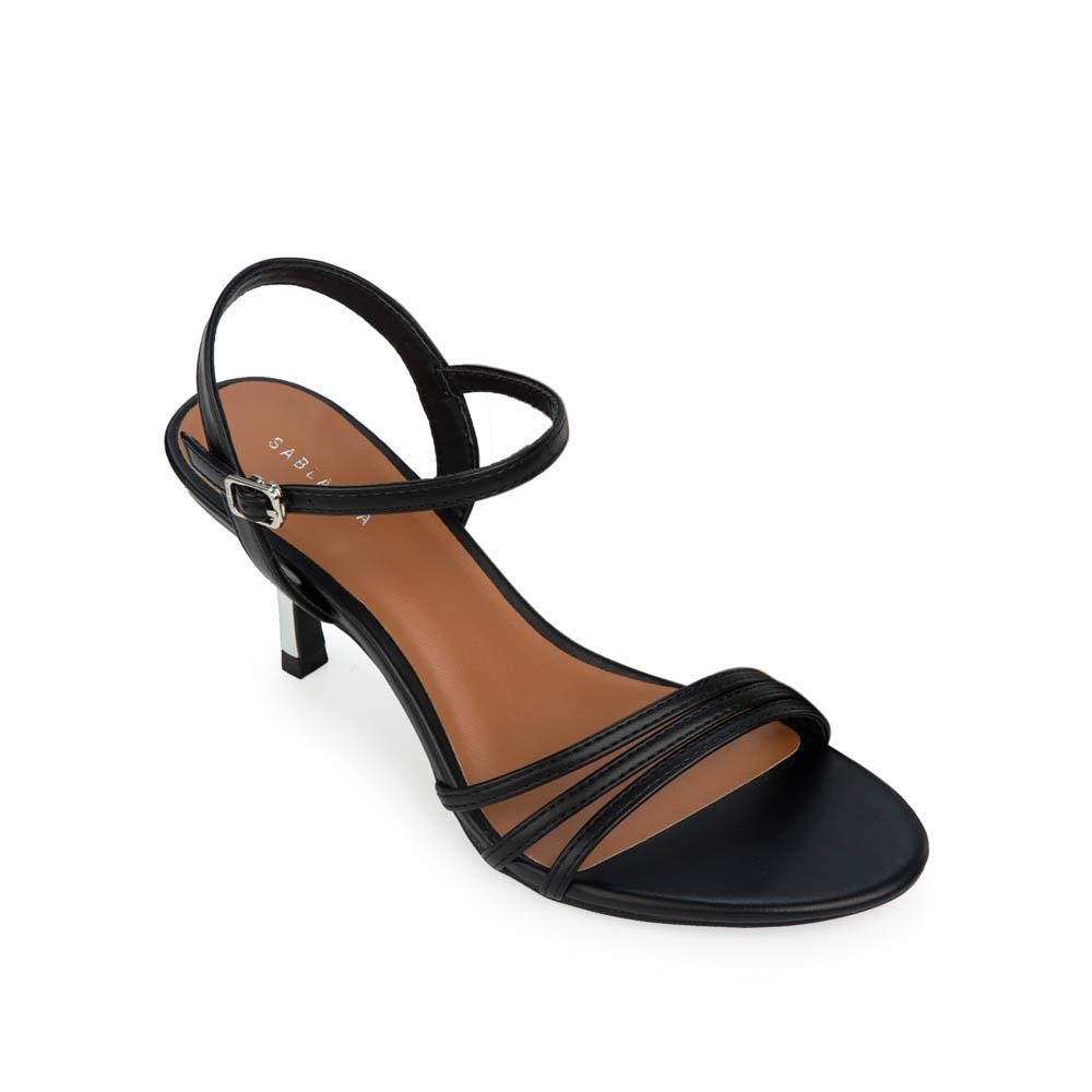 Giày sandal nhọn quai mảnh Sablanca SN0145 - Đen
