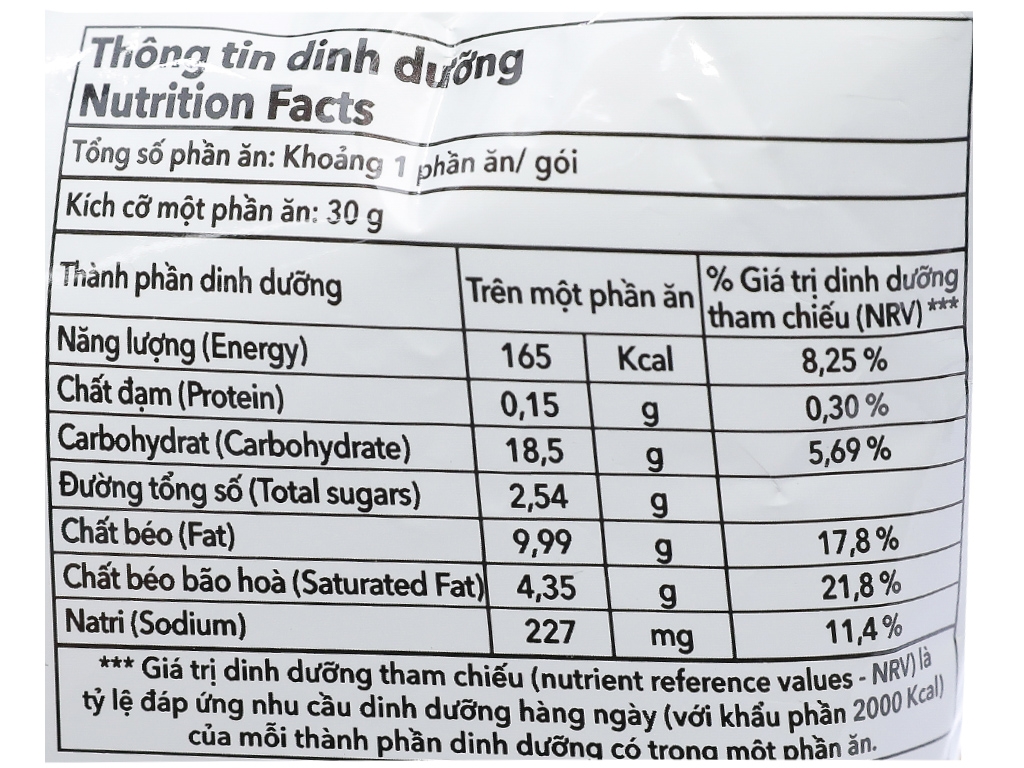 Snack Poca Phồng Tôm Gói 60g