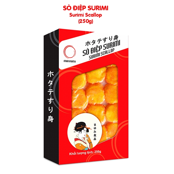 [HCM] Viên surimi hương vị sò điệp Mayumi - Hộp 250g