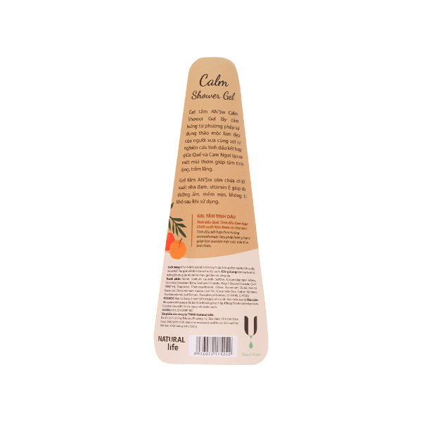 Gel tắm tinh dầu Calm AN'Sw 350g