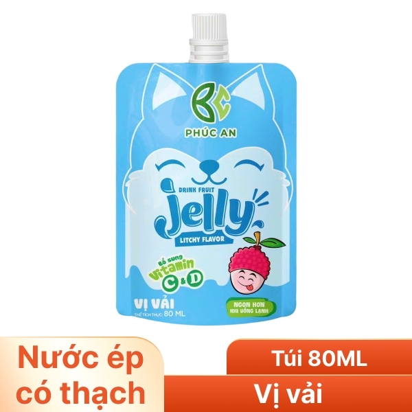 Thạch uống trái cây Drink Fruit Jelly 80ml nhiều hương vị
