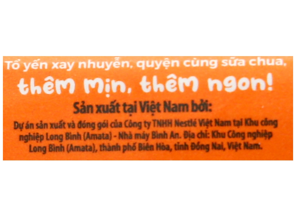 Sữa chua uống Nestle gấu que 85ml vị cam