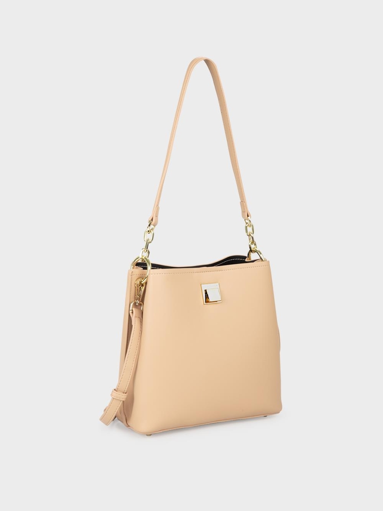 Túi tote phối logo kim loại Sablanca TO0056 - Da