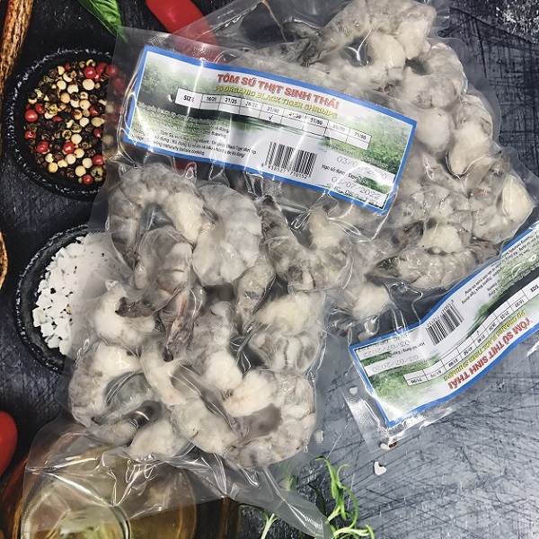 [HCM] Tôm sú thịt sinh thái Seaprodex - Túi 250g - kích cỡ 31/40