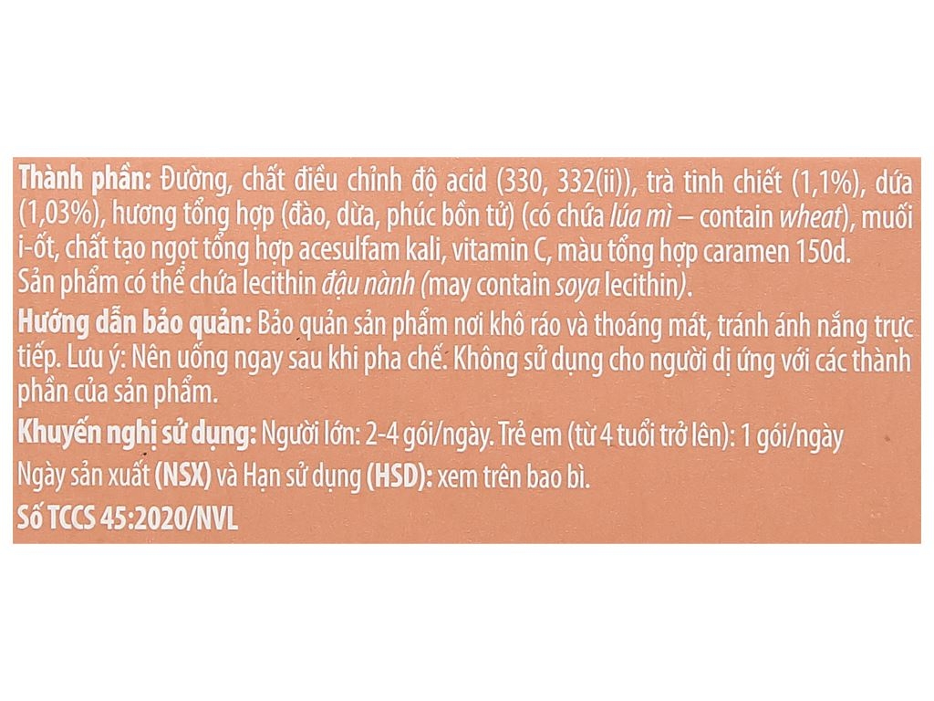 Trà Vị Hoa Quả Nestea hộp 144g (12 gói x 12g)