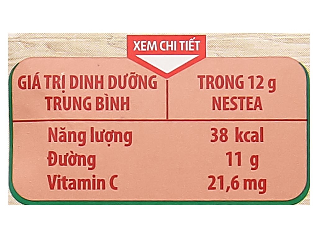 Trà Vị Hoa Quả Nestea hộp 144g (12 gói x 12g)