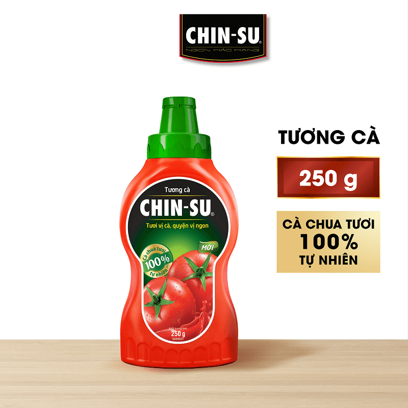 [THÙNG 24 CHAI] Chin-su Tương Cà Chai 250g