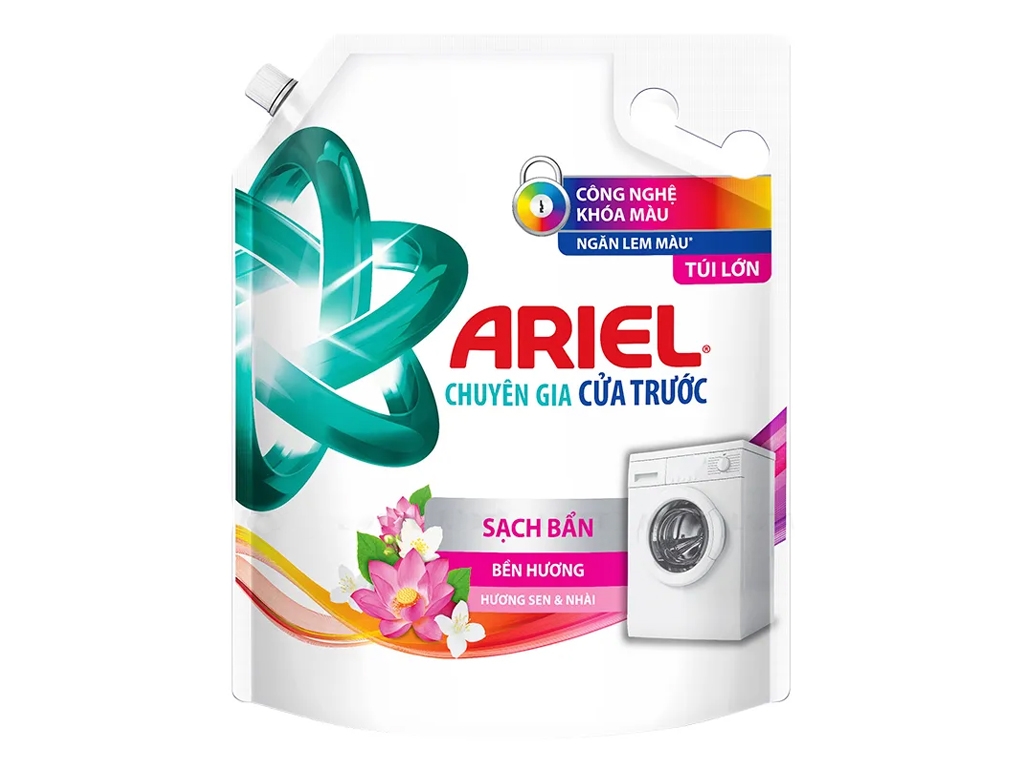 Nước giặt Ariel Cửa Trước Hương Sen & Nhài / Nắng Sớm 3.05KGX4(3.25)
