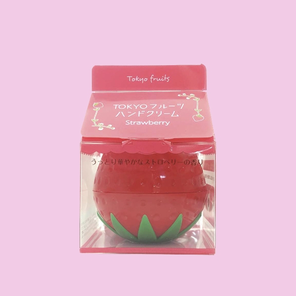 Kem dưỡng da tay hương dâu Tokyo Fruits Handcream Strawberry 30g