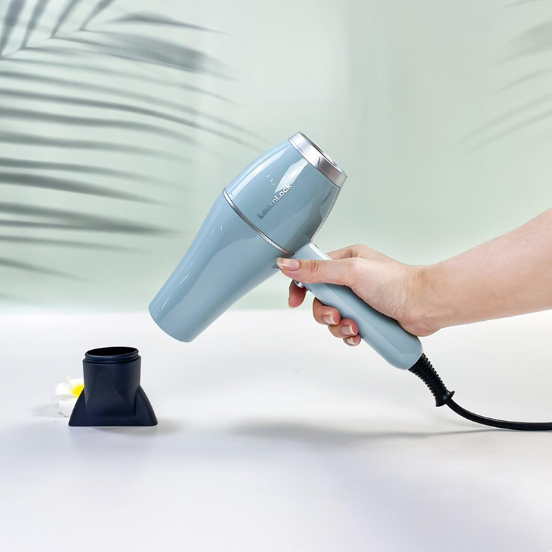 ENA144LBLU- Máy sấy tóc nhãn hiệu Locknlock Hair dryer 220-240V, 50Hz, 1600-1900W- Màu băng xanh