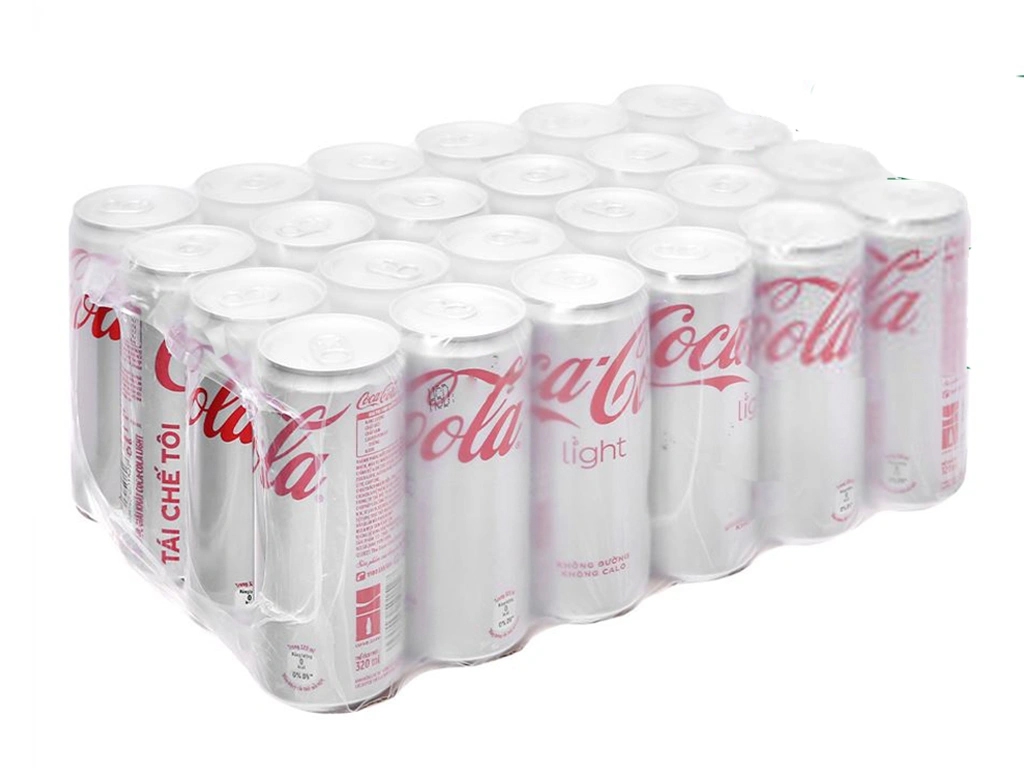 [KHAY 24 LON] Coca-Cola Nước Ngọt Light Lon 320ml