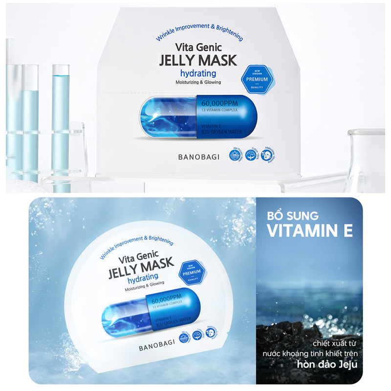 Mặt nạ BANOBAGI Vita Genic Jelly Mask Hydrating miếng 30g