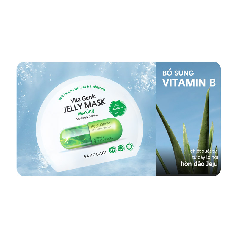 Mặt nạ BANOBAGI Vita Genic Jelly Mask Relaxing miếng 30g