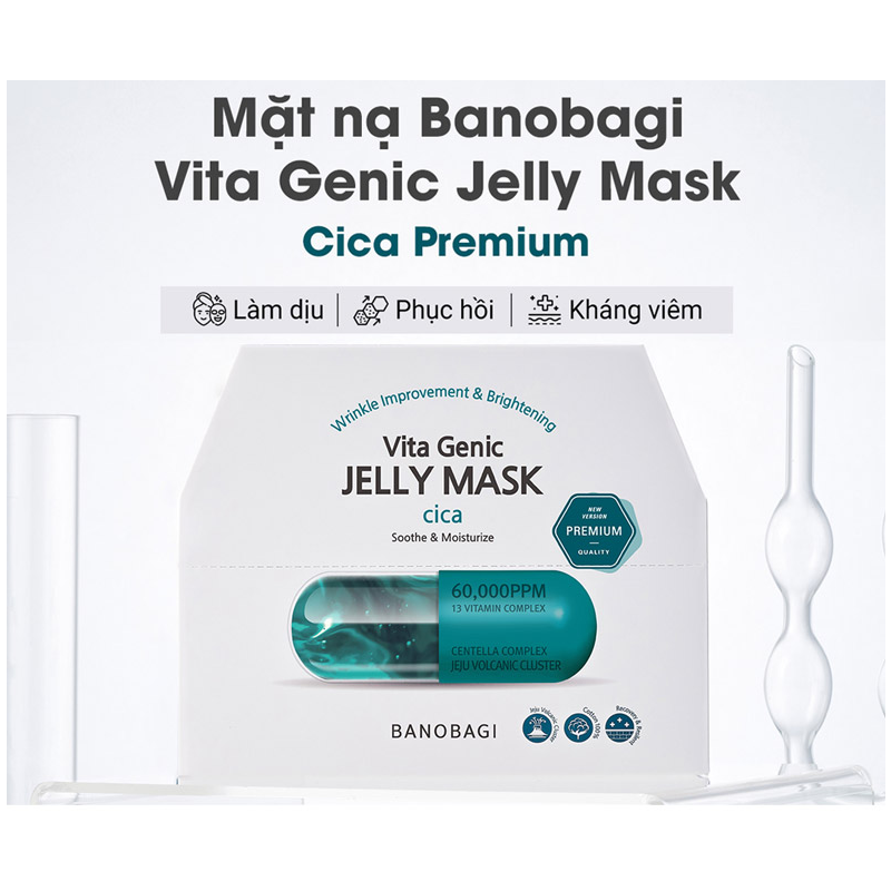 Mặt nạ BANOBAGI Vita Genic Jelly Mask Cica miếng 30g
