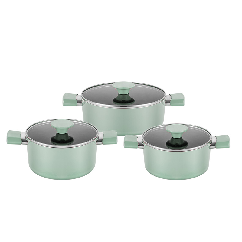 Bộ nồi chống dính men sứ Elmich EL-5204SK size 18,20,24cm