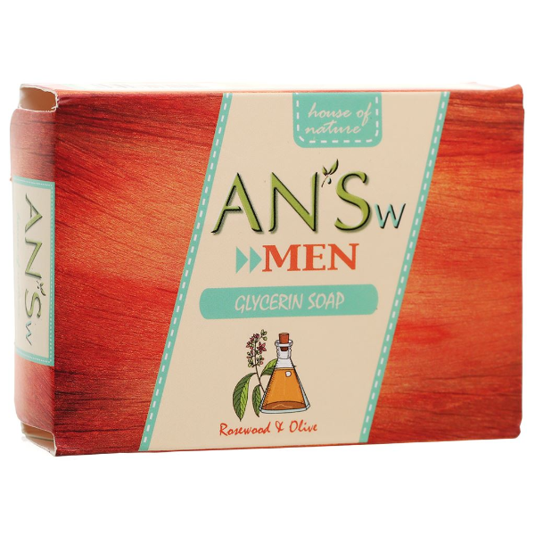 Xà phòng thiên nhiên gỗ hồng AN'Sw cho nam - Hộp 100g