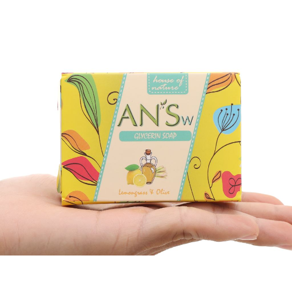 Xà phòng thiên nhiên sả chanh AN'Sw - Hộp 100g